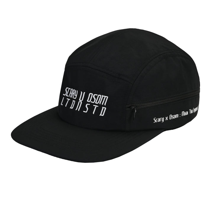 OSOM: X-SHIELD 5-PANEL CAP BLACK